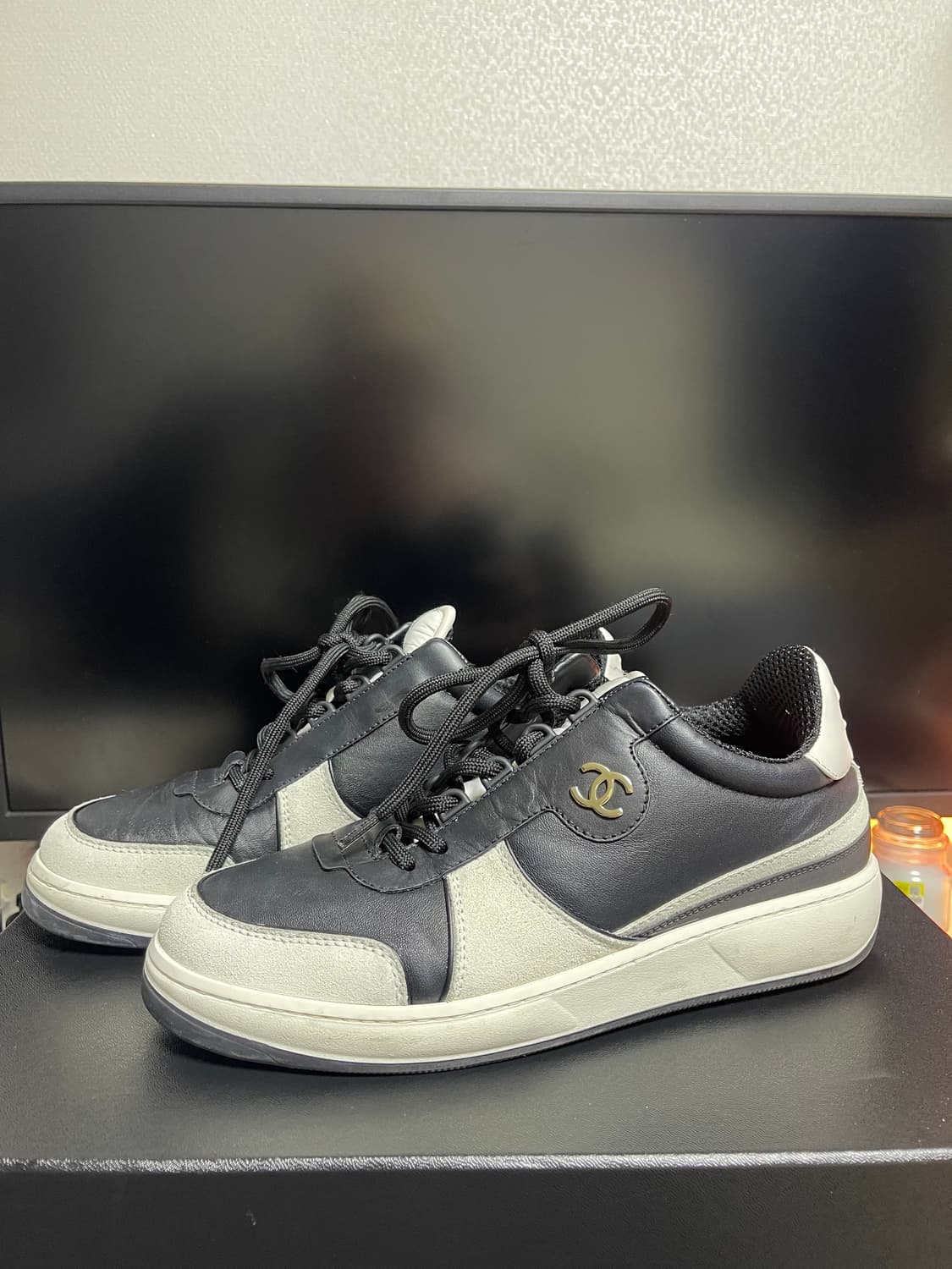 [40] 샤넬 CC 로고 스니커즈 G45213 제니 스니커즈 상품이미지1