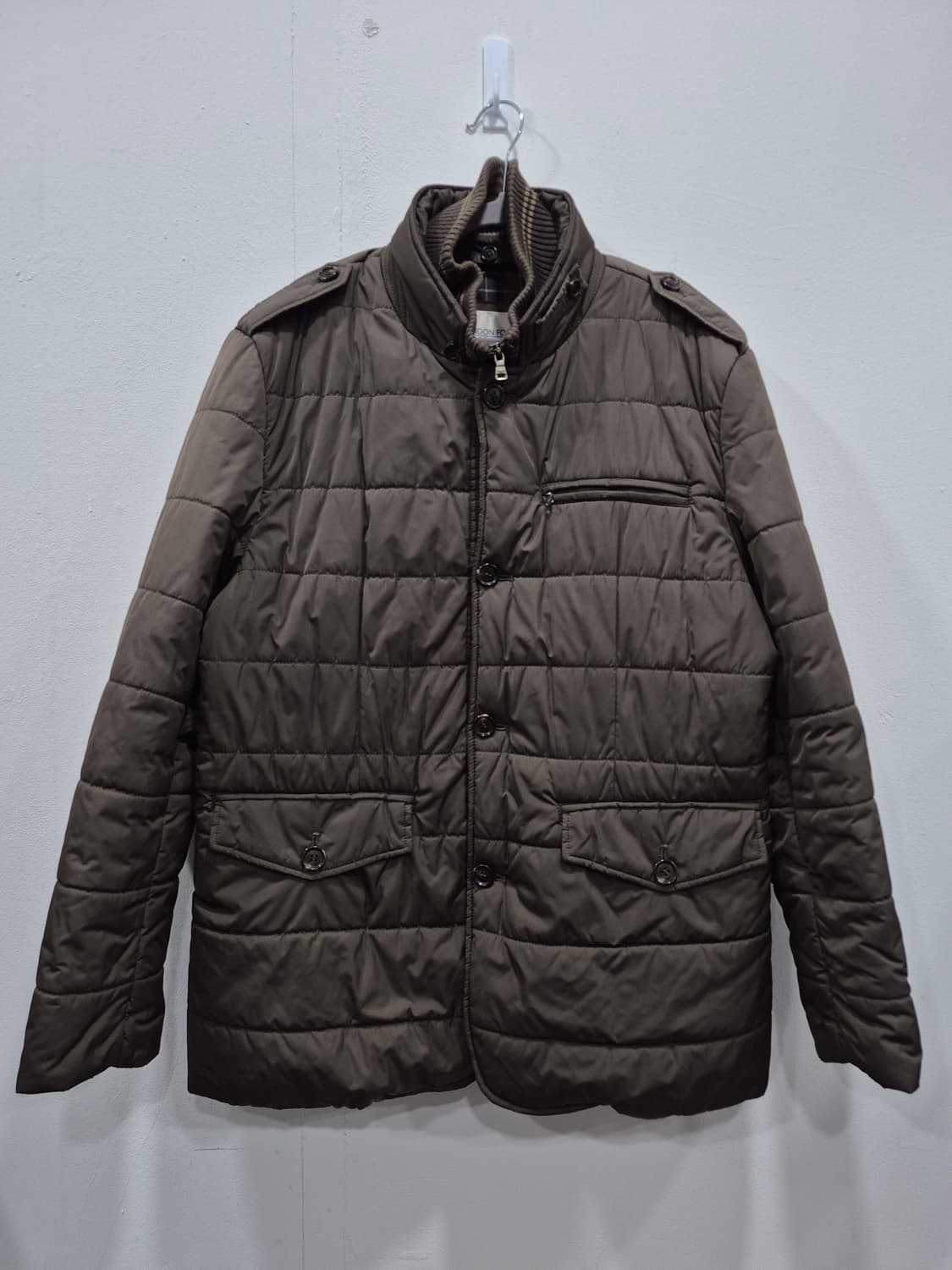 런던포그 브라운 비즈니스 퀄팅 점퍼 자켓 남성 105사이즈 상품이미지1