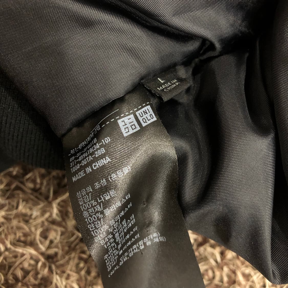 유니클로 나일론 봄버 MA-1 항공점퍼 상품이미지4