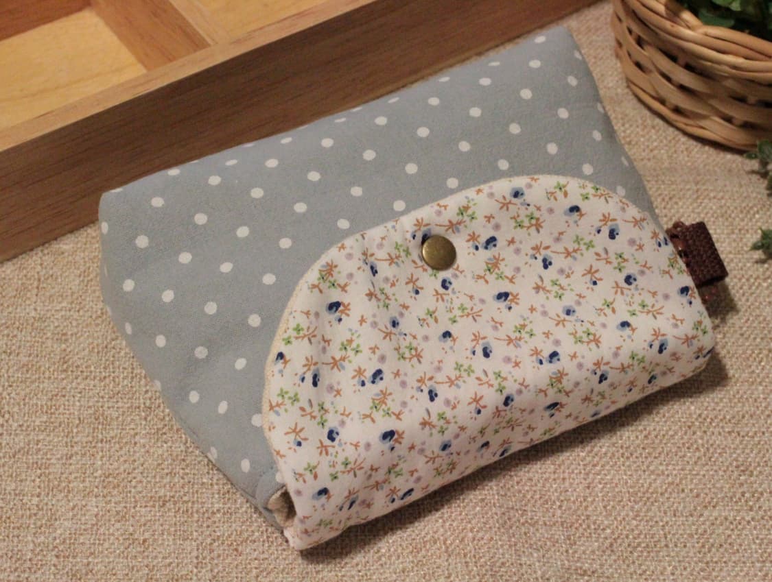 핸드메이드 블루 파우치 상품이미지10