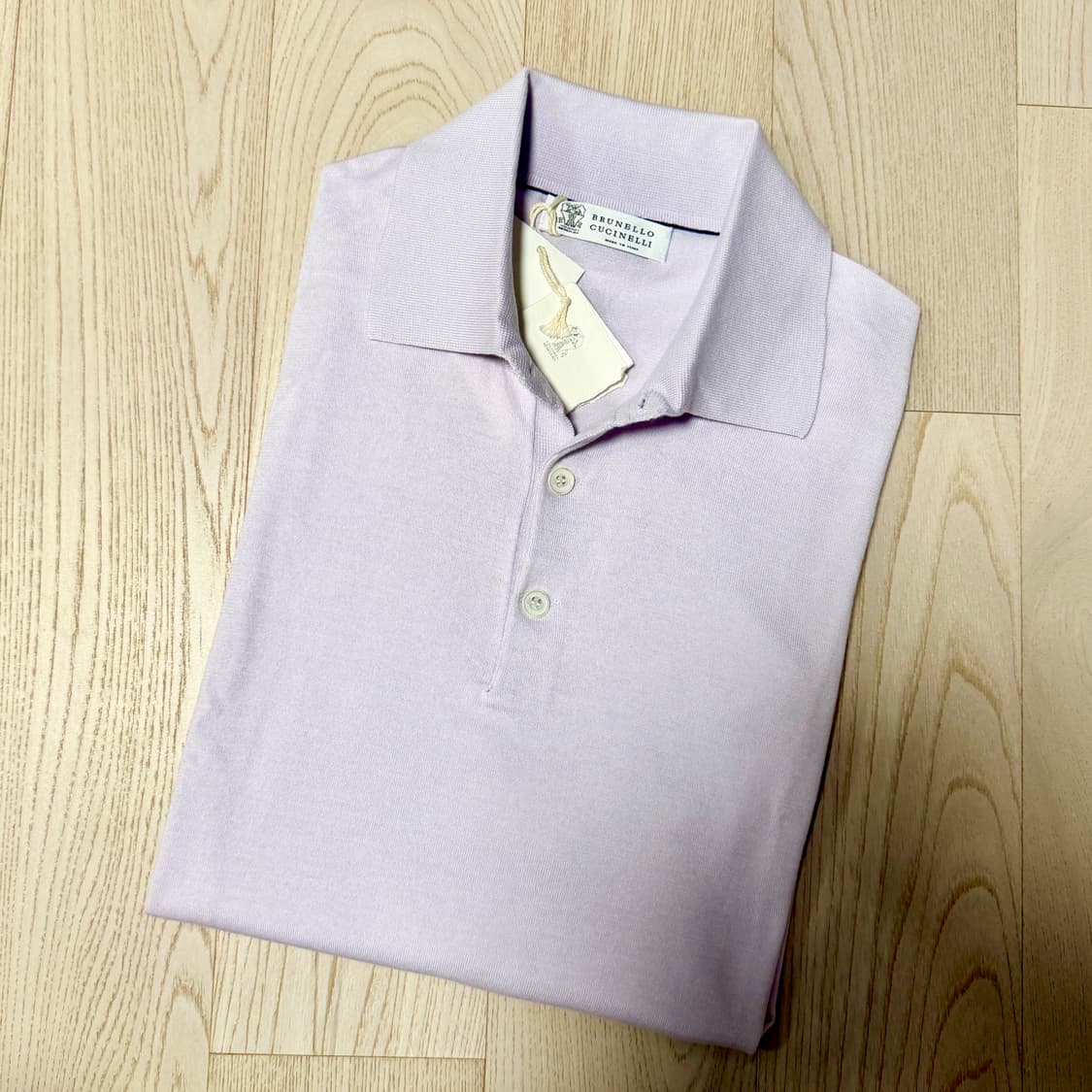 브루넬로 쿠치넬리 / 폴로 카라 니트  / 54 (105 이상) 새상품 상품이미지1