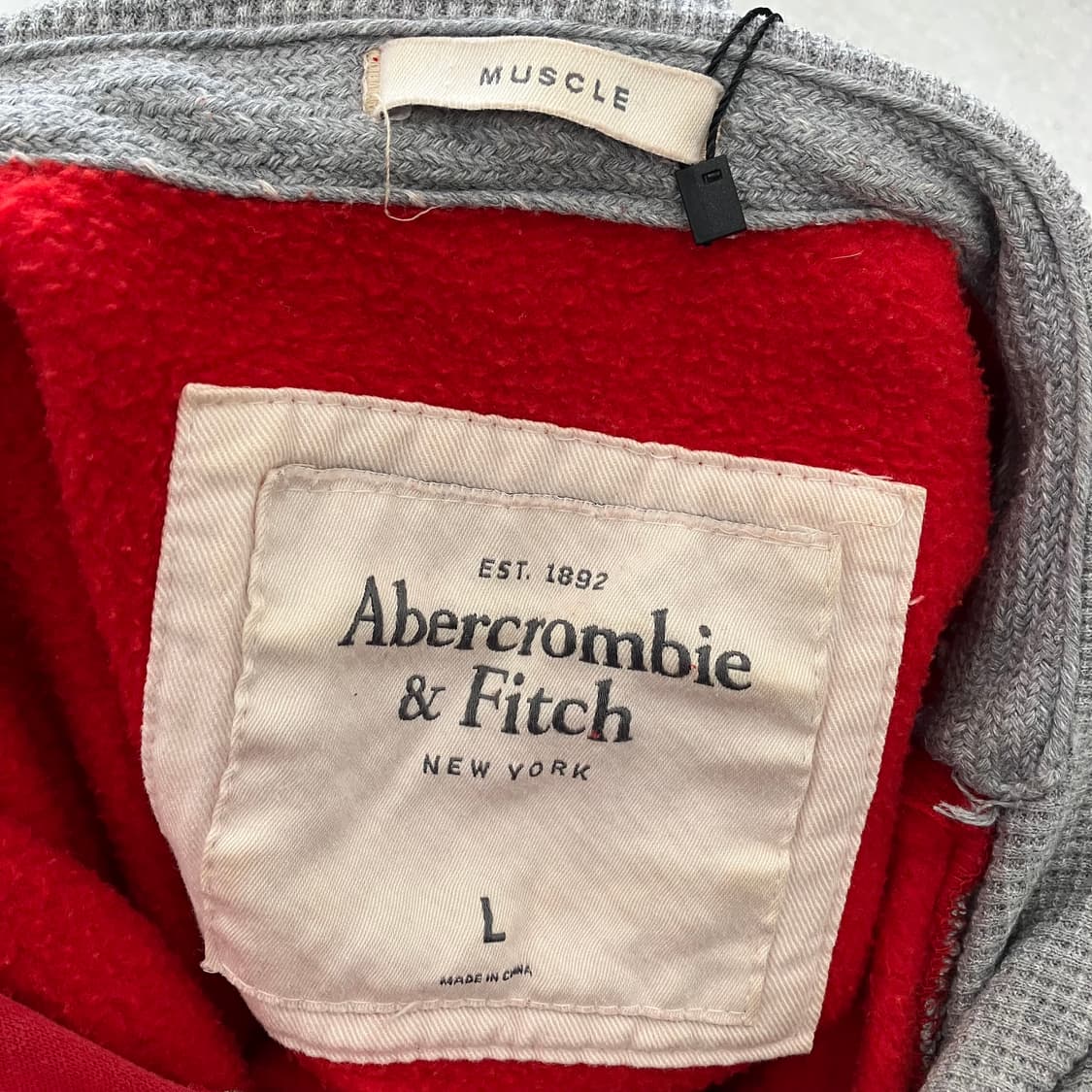 87 아베크롬비 후드티 레드 상품이미지2