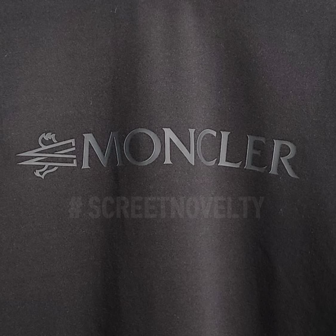 몽클 블랙 코튼 맨투맨 상품이미지7