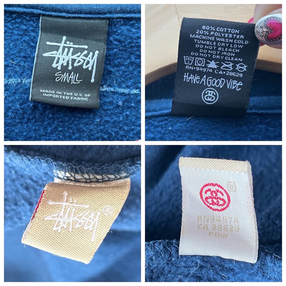 스투시 x Yo! MTV Raps 크루넥 맨투맨 상품이미지8