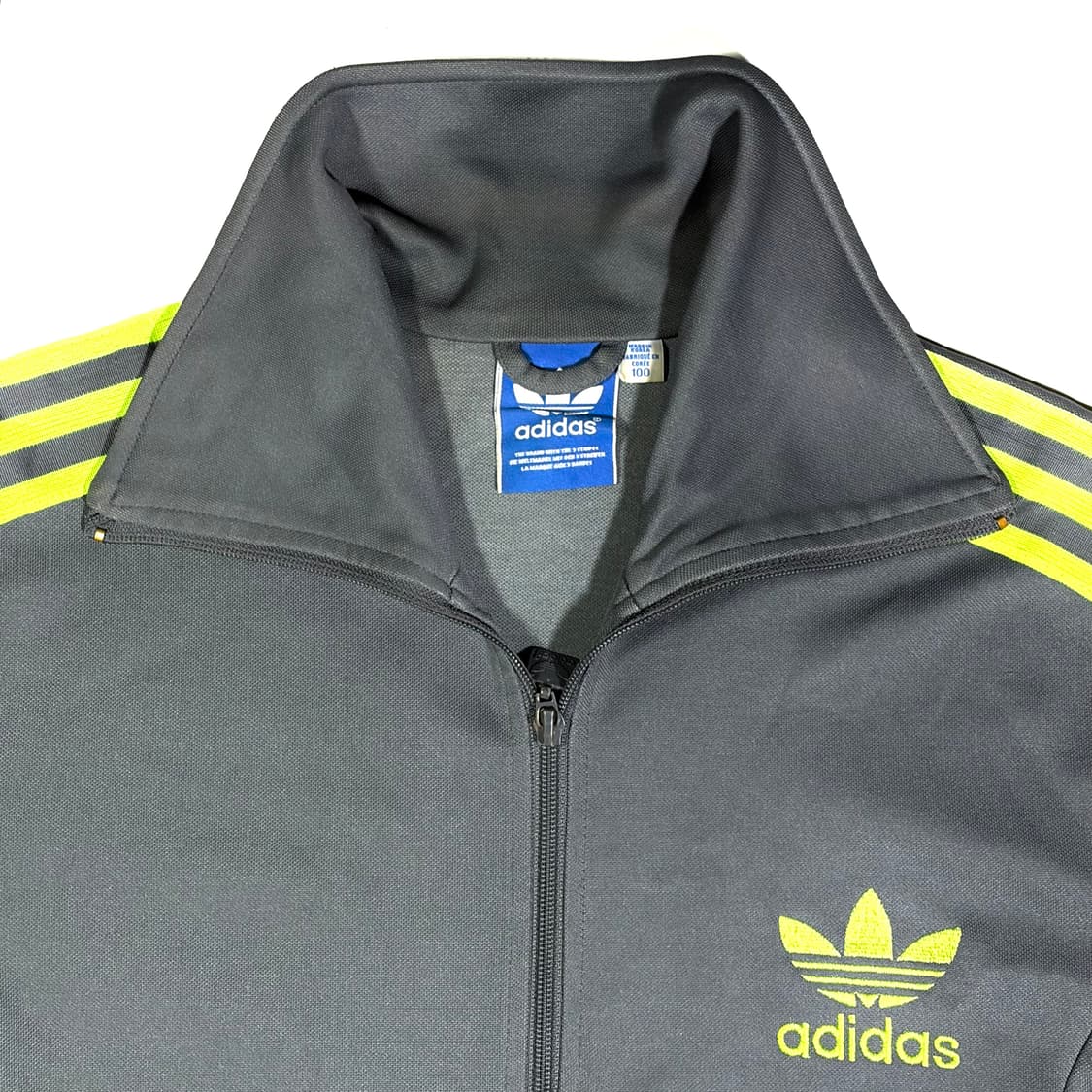 아디다스 그레이 형광 져지 셋업 상의 100 상품이미지3