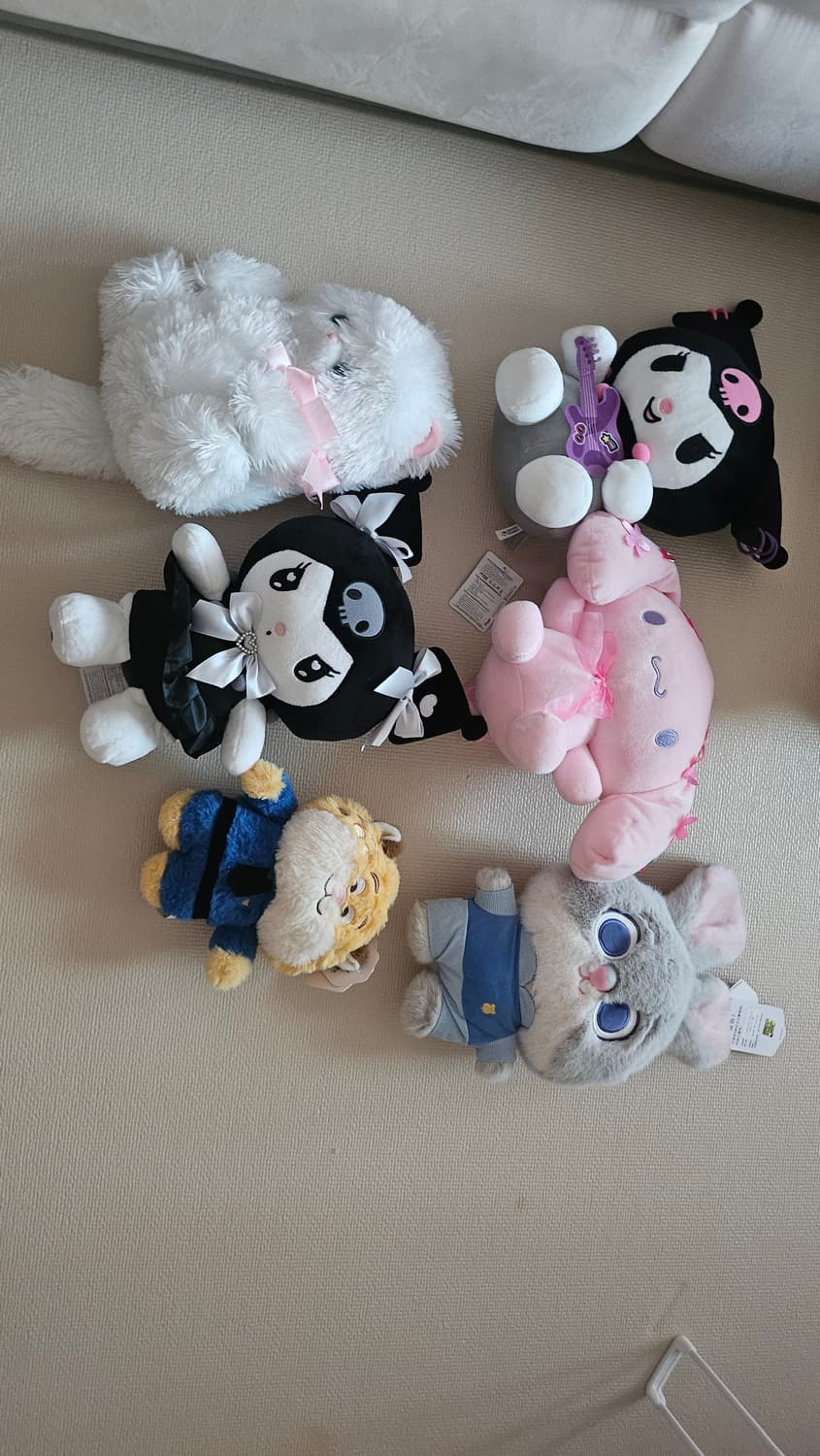 키티.쿠로미.시나모롤.주토피아.지모모 인형 상품이미지2