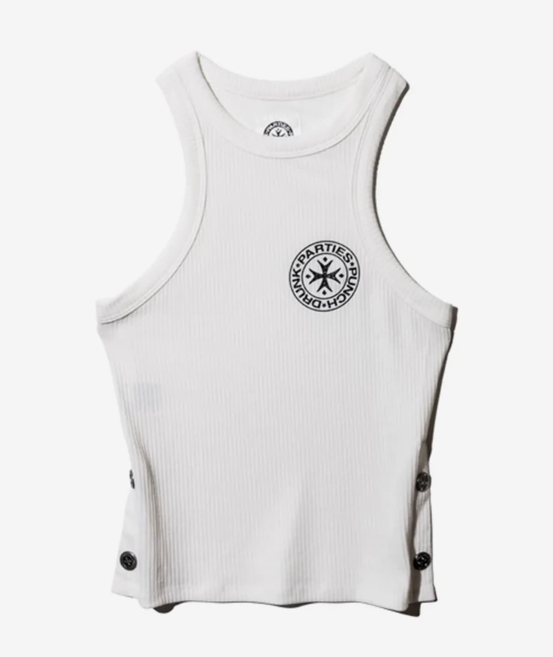 펀치드렁크파티즈 Mothers Worry Tank Top WHITE 상품이미지1
