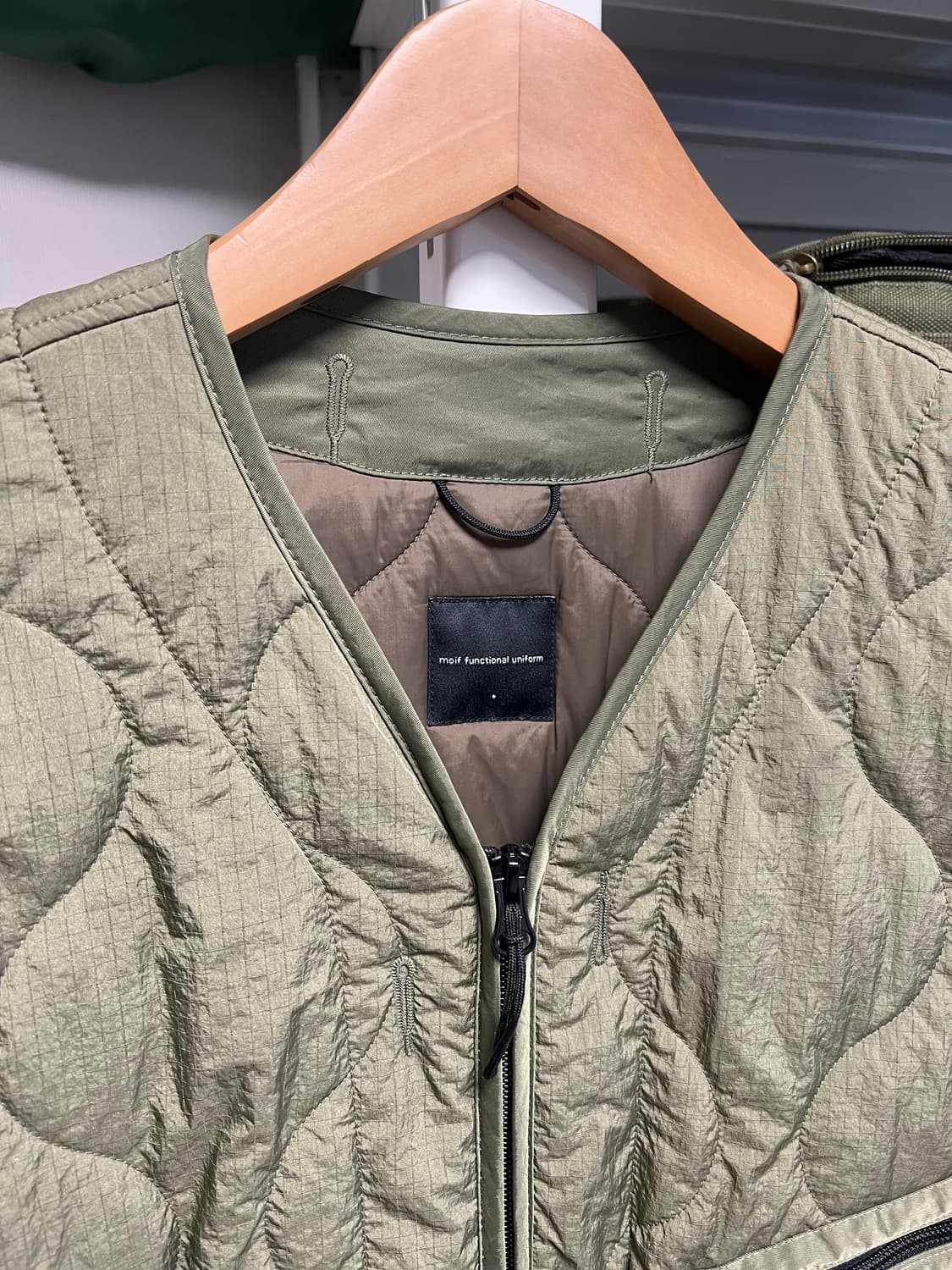 1사이즈) 모이프 밀라이너 올리브 자켓 상품이미지2