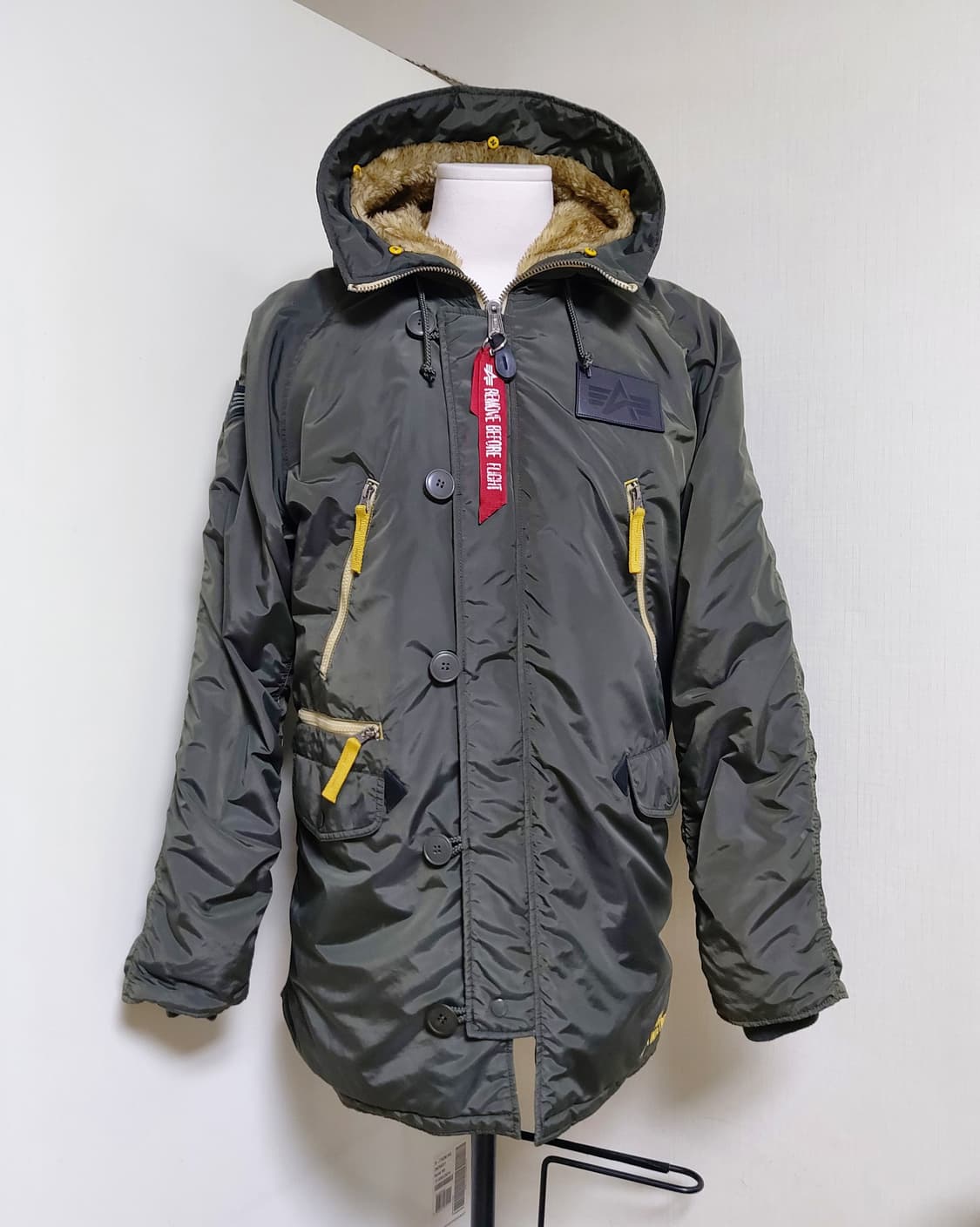 알파인더스트리 인클레멘트 N-3B 파카 레귤러핏(L)110정도 상품이미지1