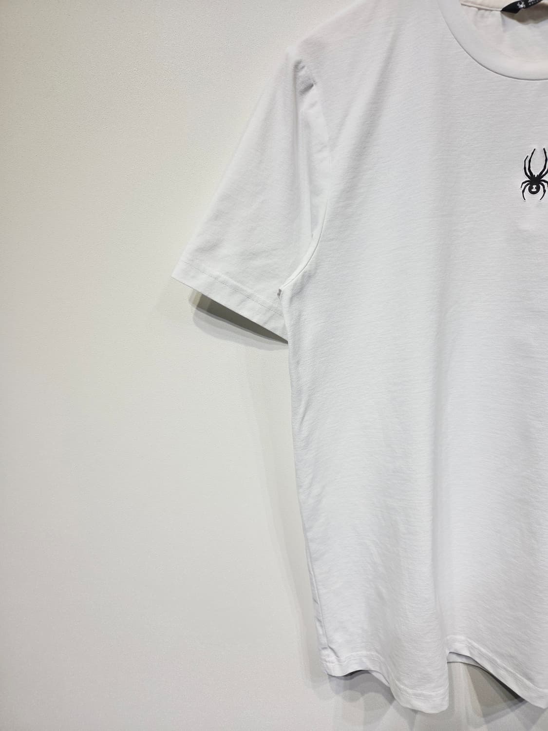 SPYDER 스파이더 센터 로고 화이트 반팔 티셔츠 상품이미지4