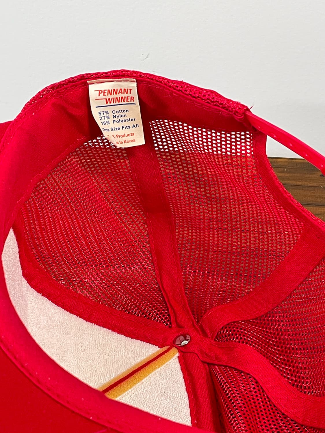 90s CocaCola Enjoy Coke trucker cap 상품이미지5