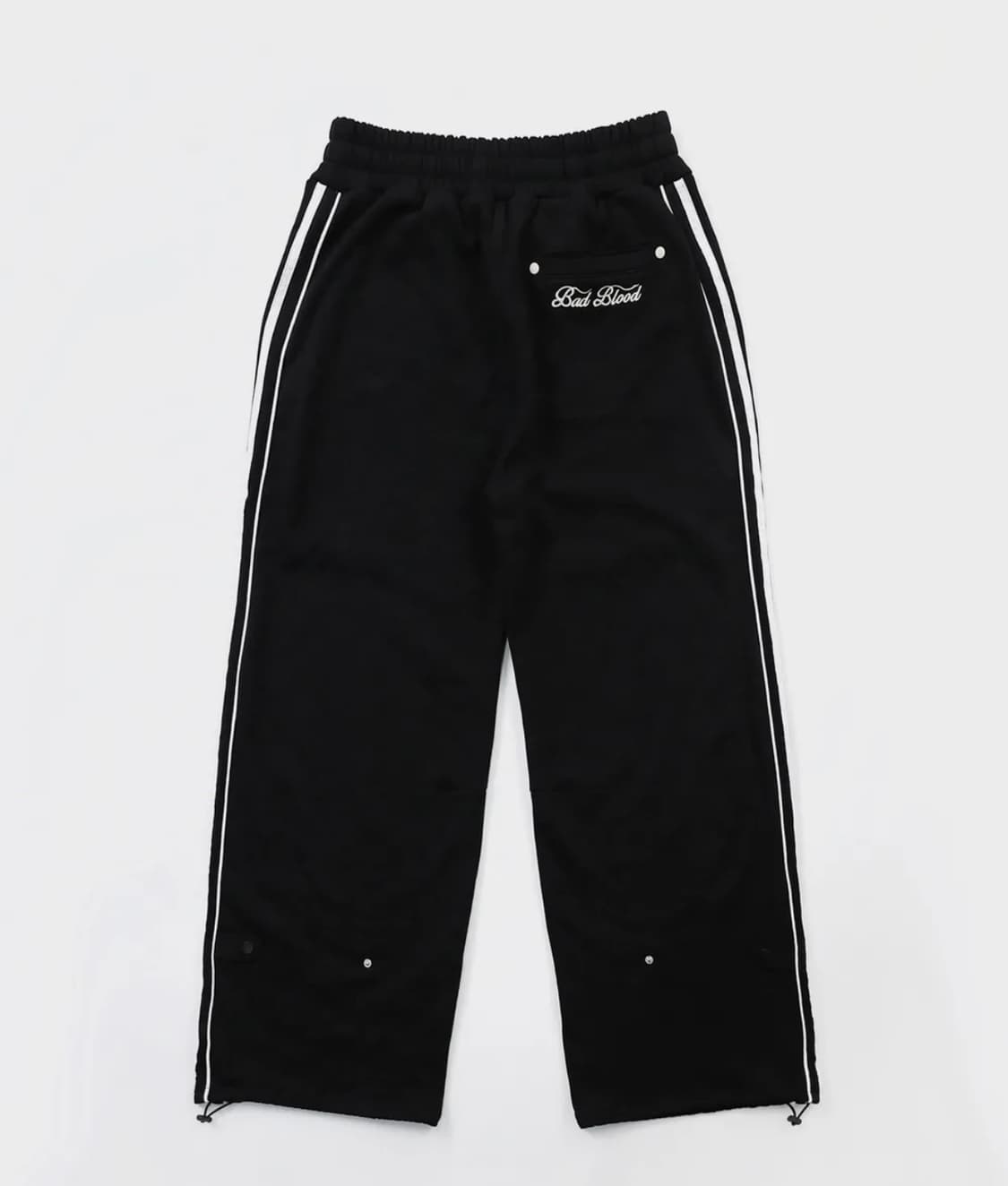 배드블러드 빌리 2 Way 커브드 조거 트라우져 - 블랙 상품이미지2