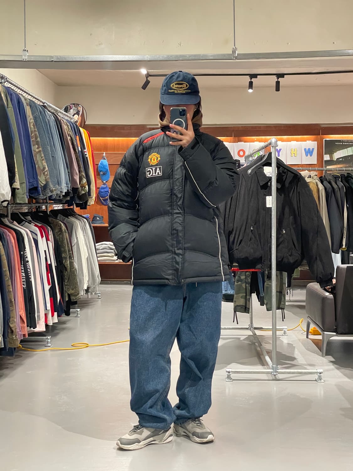 나이키 맨유 벤치 코트 패딩   상품이미지3