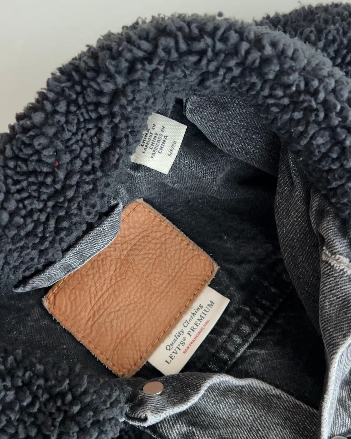 리바이스 그리즐리 쉐르파 데님 자켓 S 상품이미지3