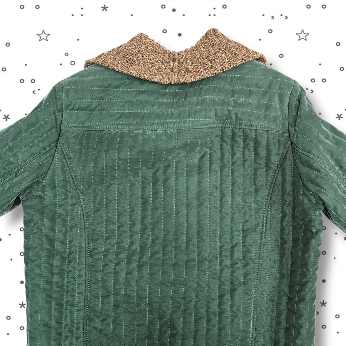 95 GAFFY 빈티지 그린 퀼팅 자켓 상품이미지5