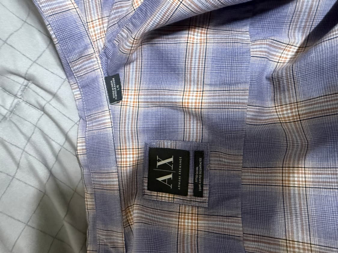 Armani Exchange Check Shirt 상품이미지4