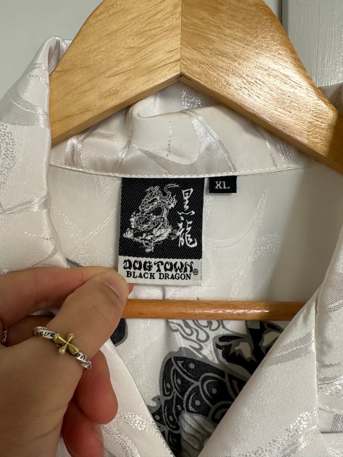 도그타운 블랙드래곤 파이어 자카드 실크 반팔 셔츠 DOGTOWN 독타운 상품이미지5