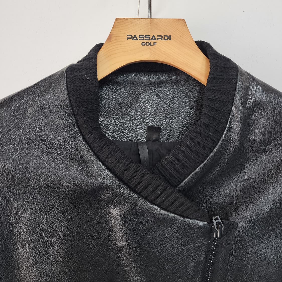 TOPsHOP 블랙 소가죽 라이더 자켓 상품이미지2