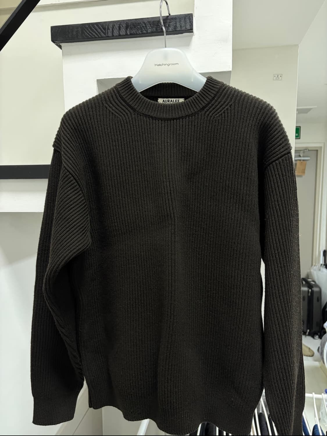 [4] 오라리 메리노 풀오버 니트 집업 맨투맨 자켓 후드 상품이미지2