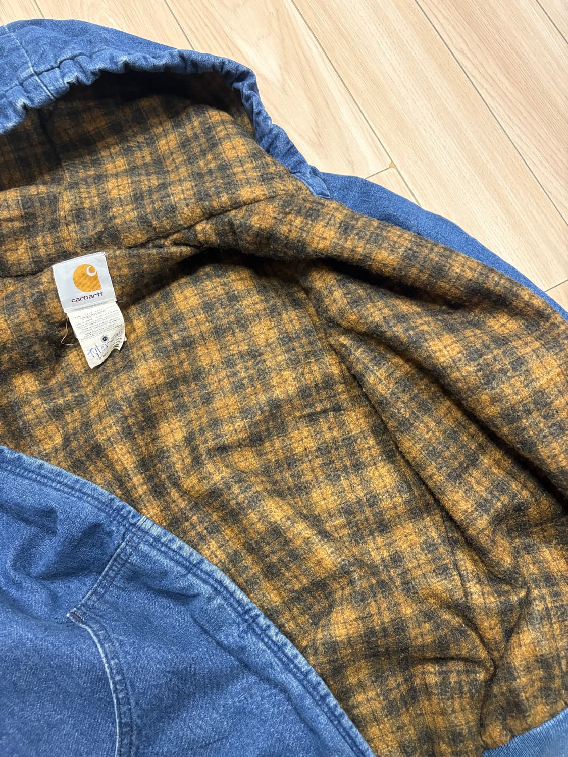 Y07DST carheart 데님 워크자켓 상품이미지3