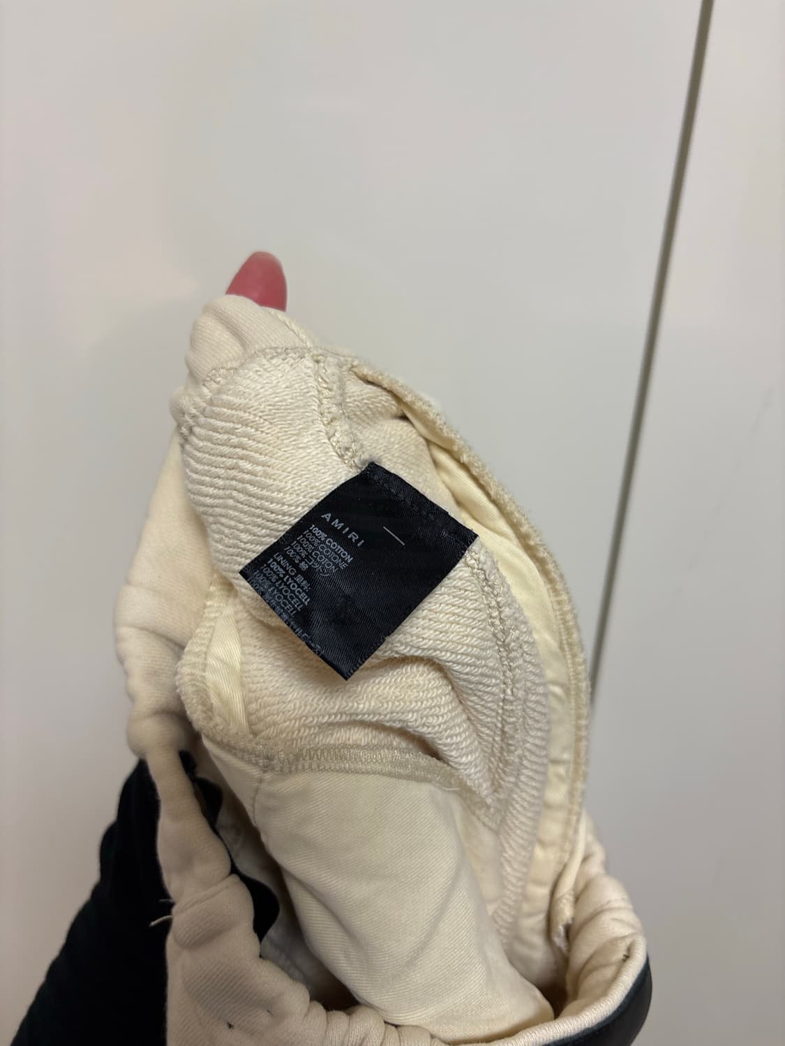 아미리 amiri 오프화이트 부츠컷 플레어 스웻팬츠 상품이미지8