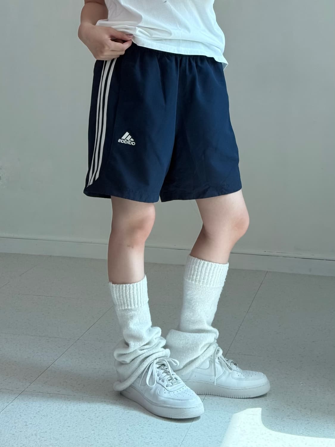 아디다스 네이비 반바지 상품이미지2