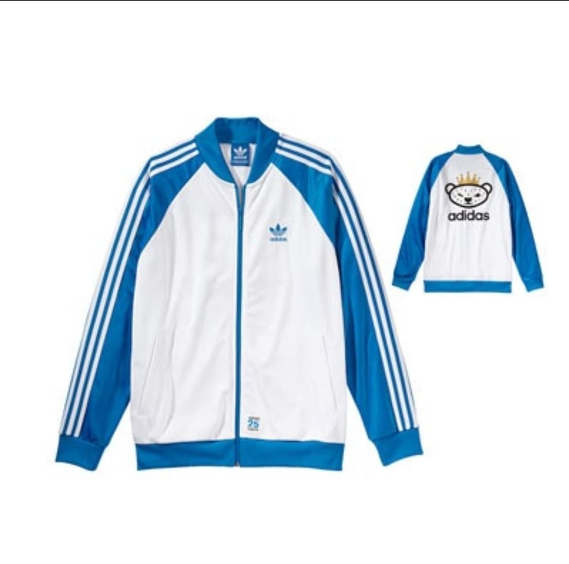 아디다스 니고 베어 슈퍼스타 트랙탑 (화이트+블루) 상품이미지1