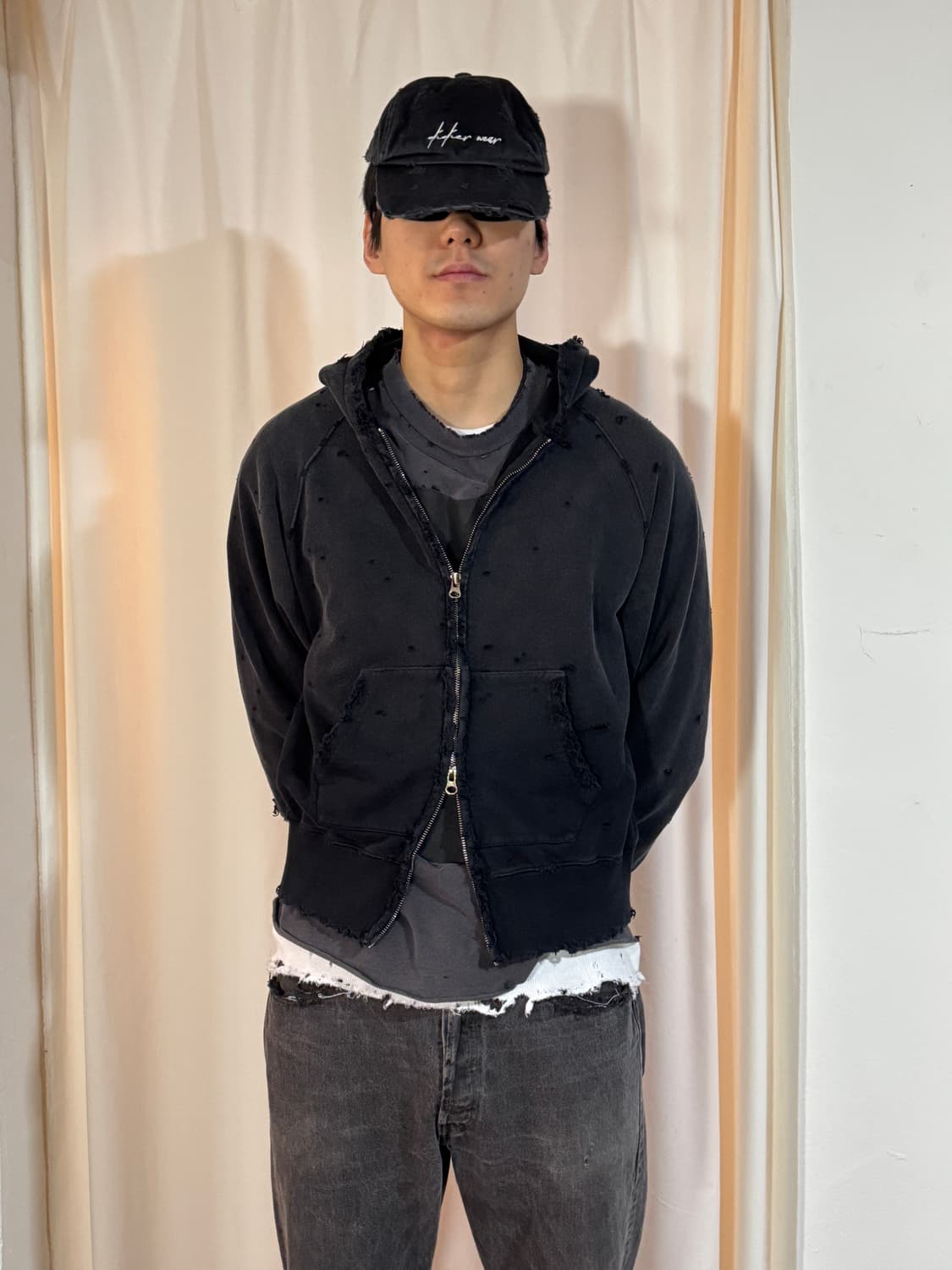 Didier wear merch 2 way hoodie zip parka 상품이미지2