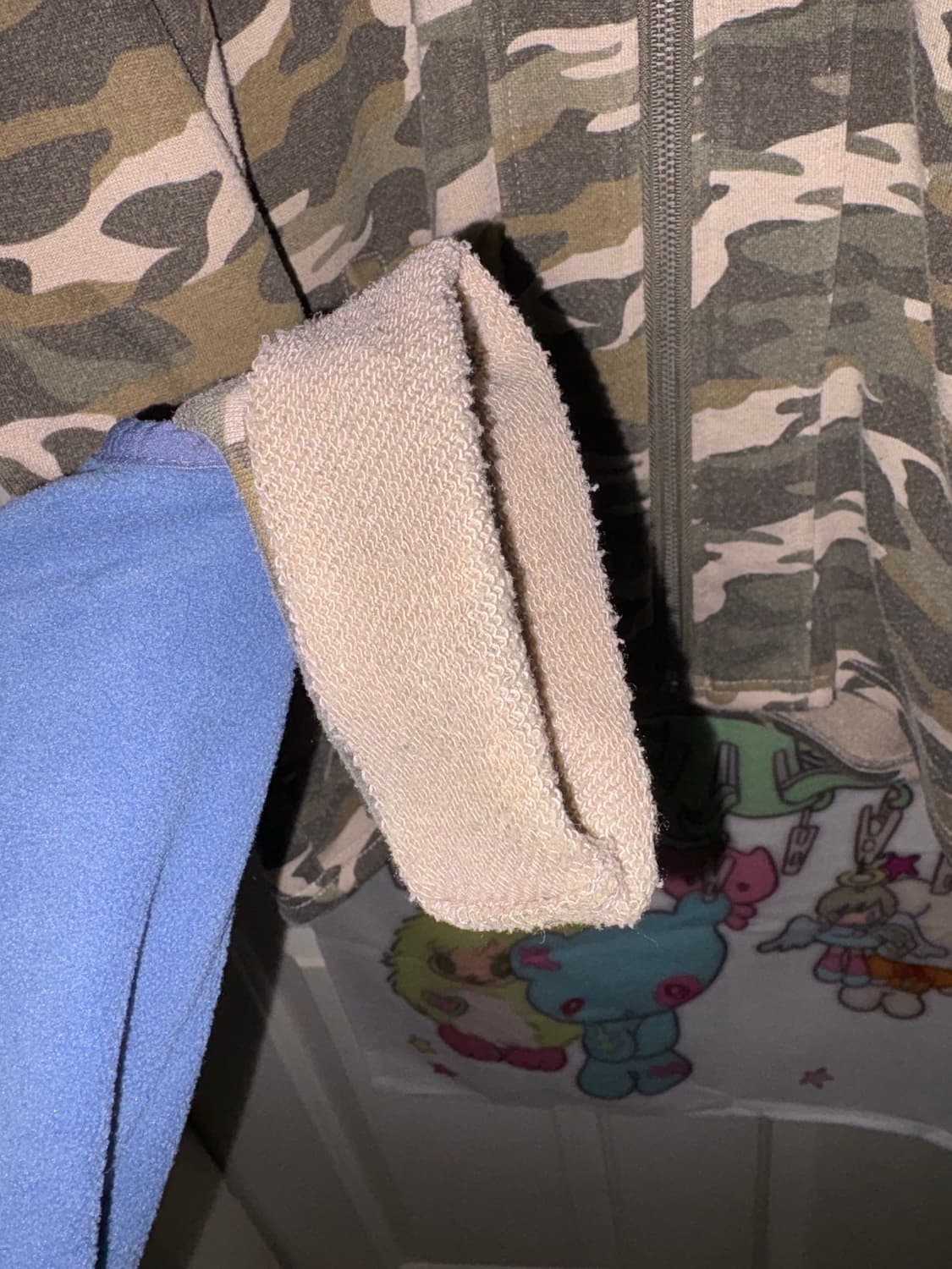 빈티지 카모 후드집업 상품이미지3