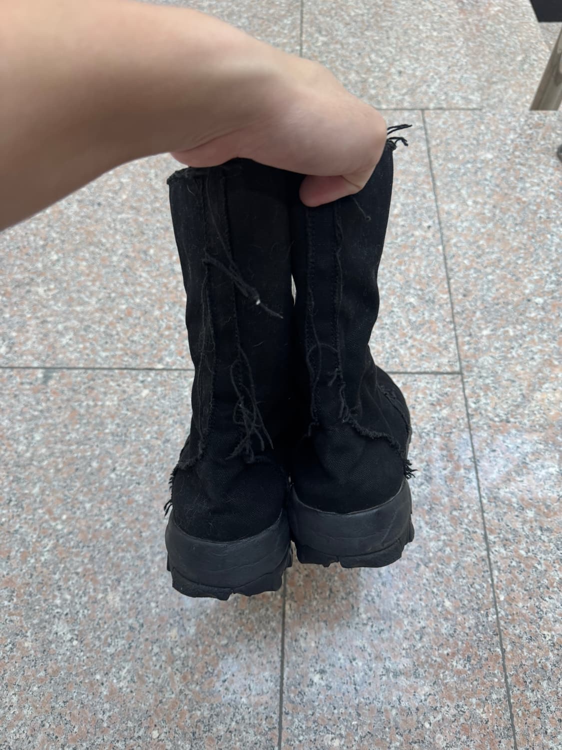 요지야마모토 뿌르옴므 컴백부츠 상품이미지4