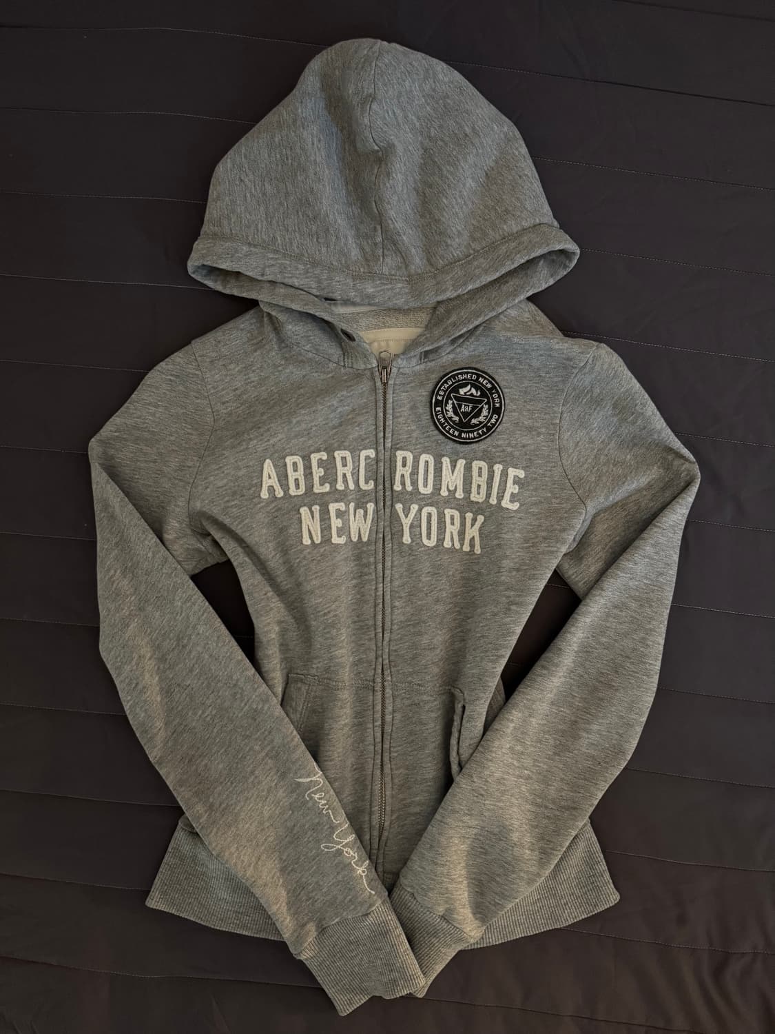 유일매물)아베크롬비 딱붙핏 후드집업 상품이미지1