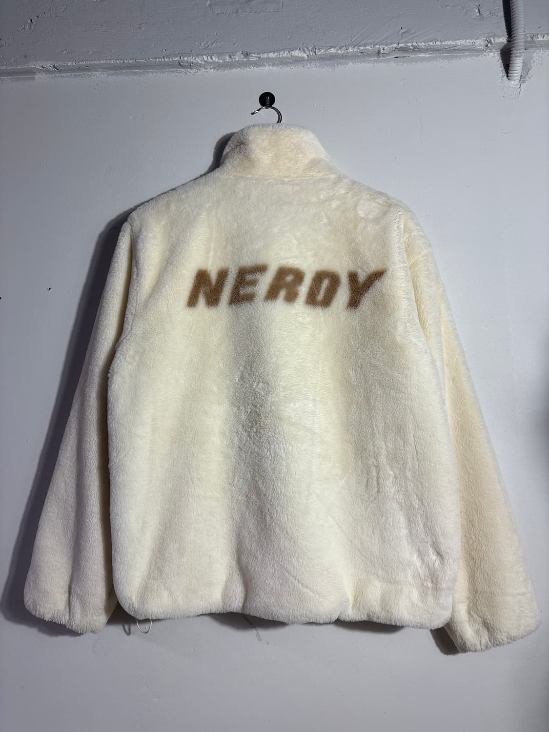 널디 아이보리 플리스 자켓 상품이미지2