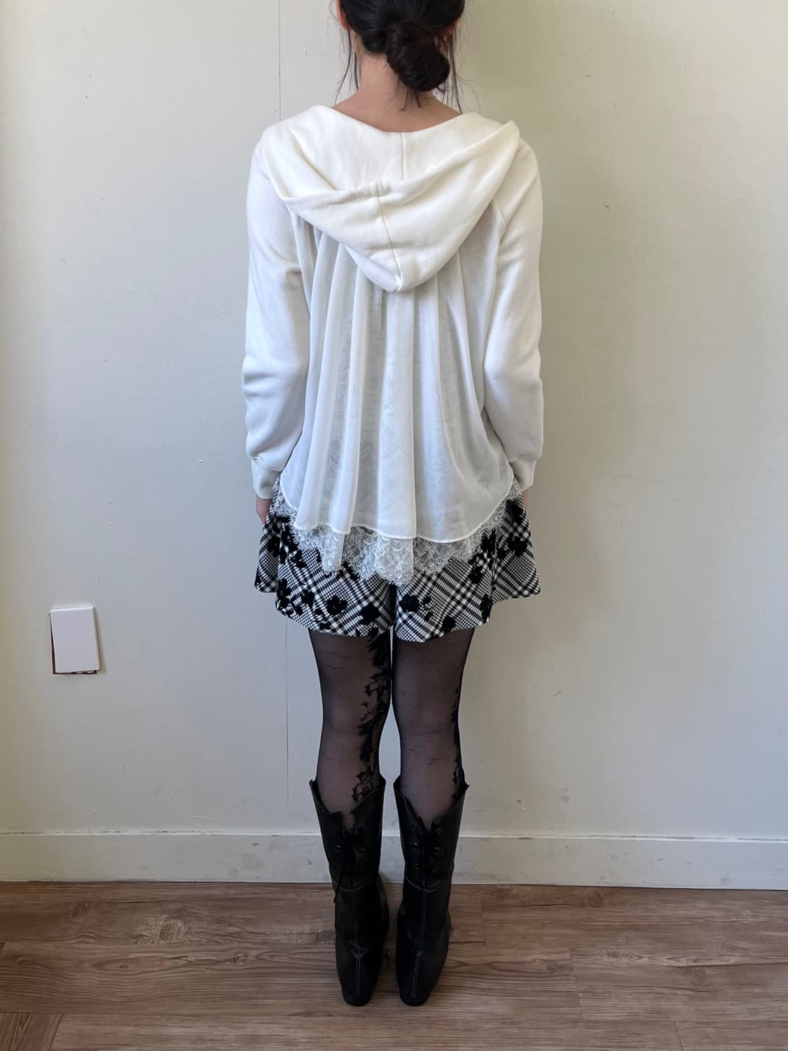 Japan vtg 스트라이프 슬리브리스 상품이미지10