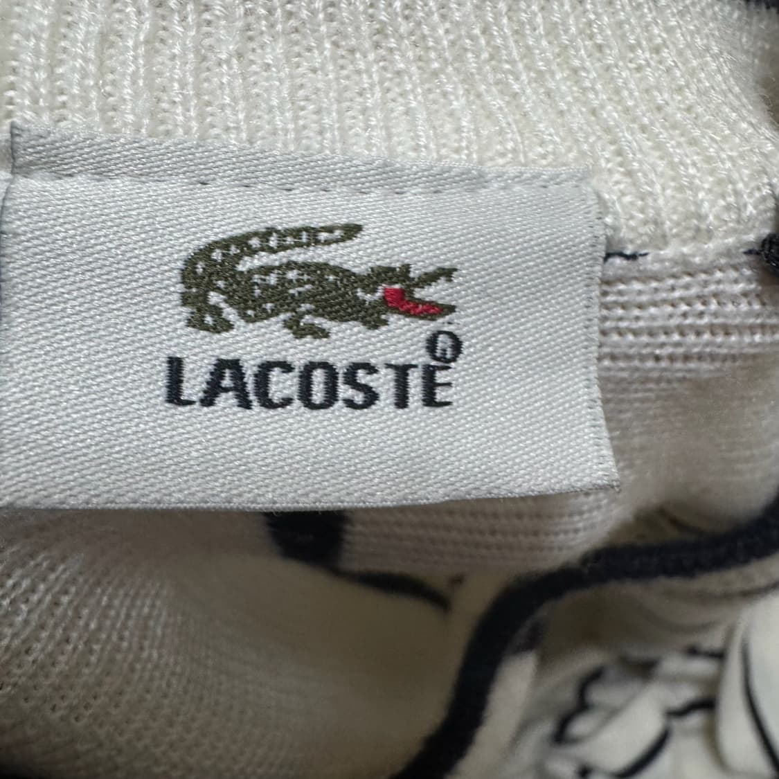 라코스테 남성 스트라이프 니트 XL/105  상품이미지5