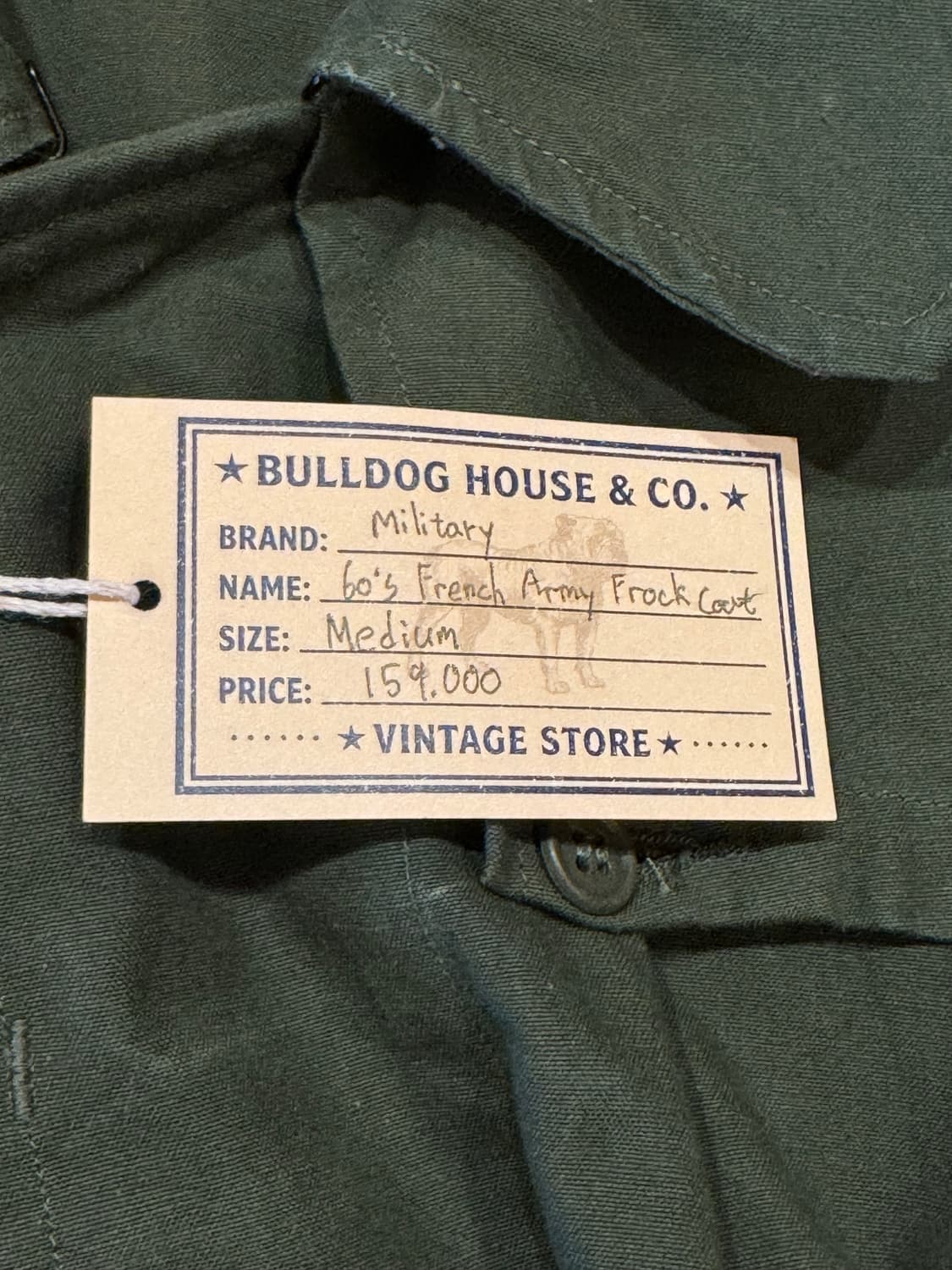 60s French Army Frock Coat (M) 상품이미지6