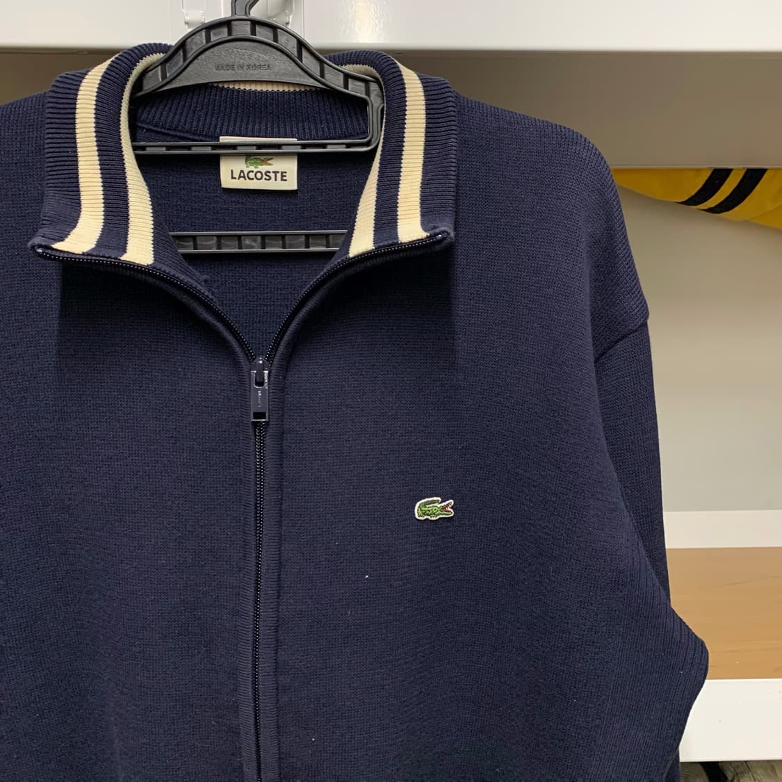 [L] 라코스테 스몰로고  니트집업 상품이미지1