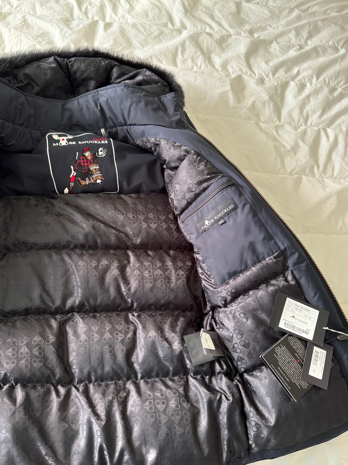 무스너클 패딩 거위털 사이즈 m 상품이미지5