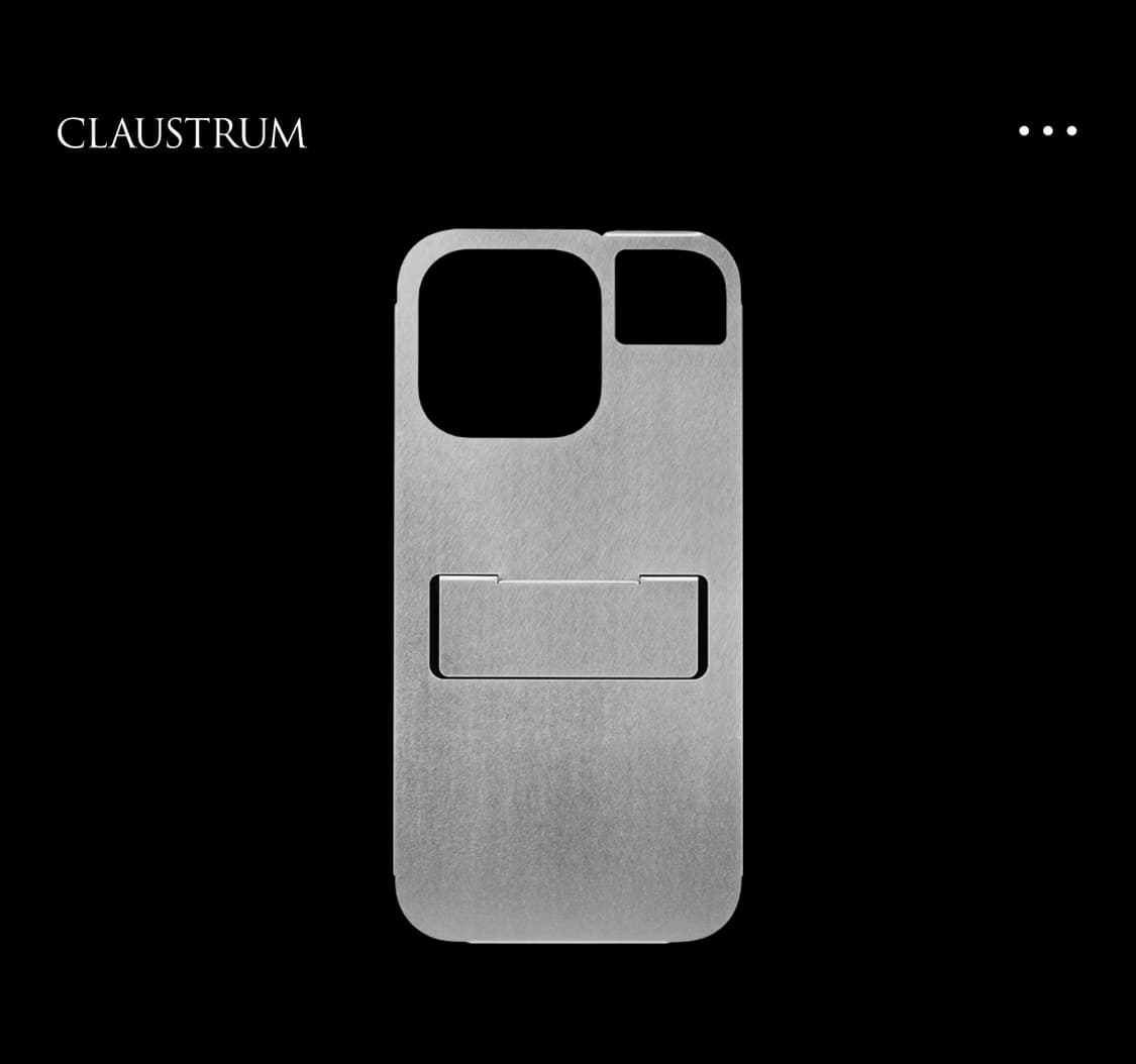 [15pro] 클라우스트럼 CLAUSTRUM 아이폰 케이스 FL-SVF 상품이미지1