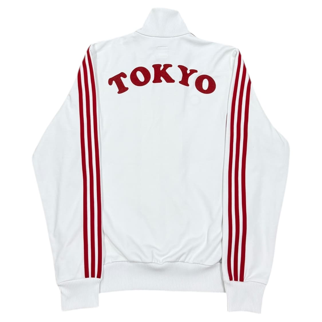 아디다스 빈티지 일본 도쿄 트랙탑 져지 자켓 화이트 레드 M 95 상품이미지3