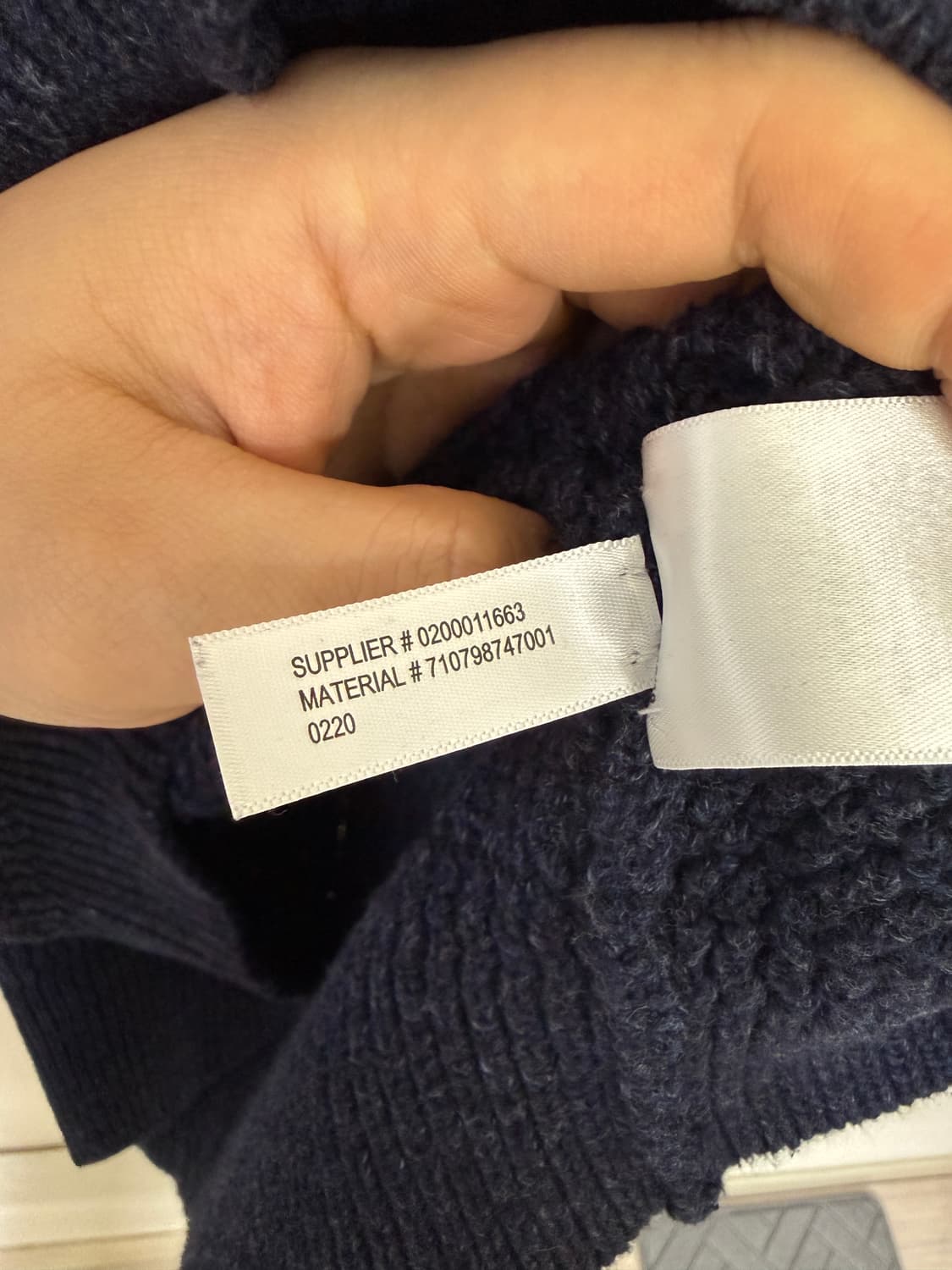 폴로 랄프로렌 성조기 꽈배기 니트 네이비 XL 상품이미지4