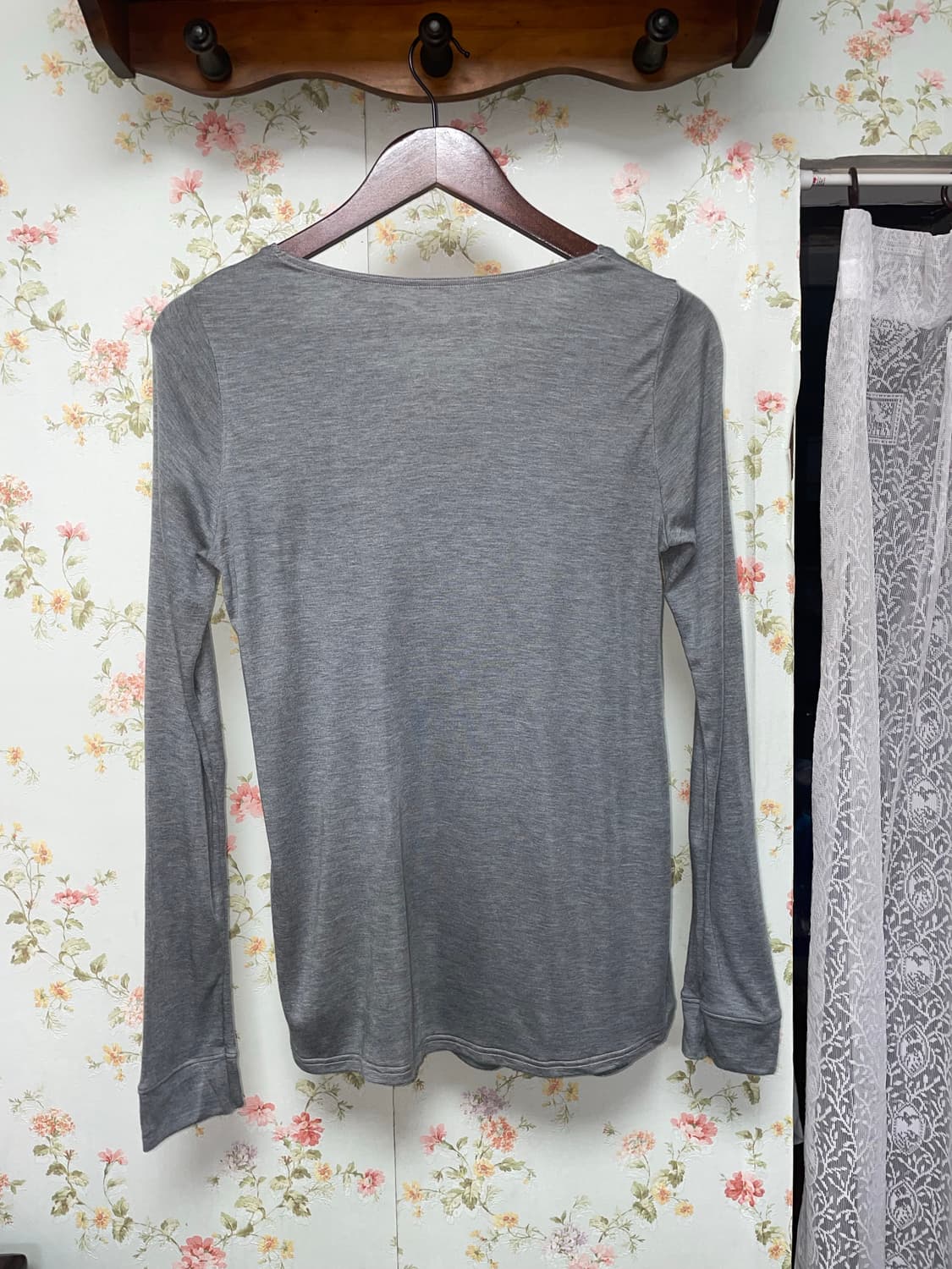 그레이 셔링 롱슬리브 상품이미지2