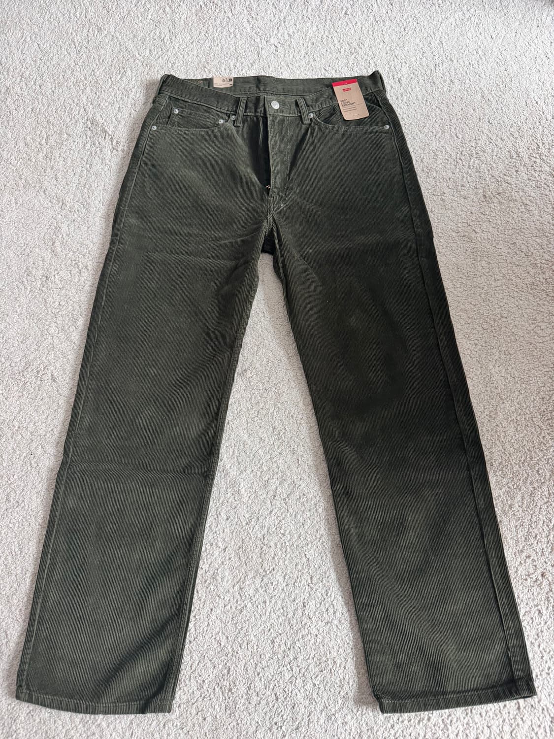 565 코듀로이팬츠 34/32 딥그린 상품이미지1