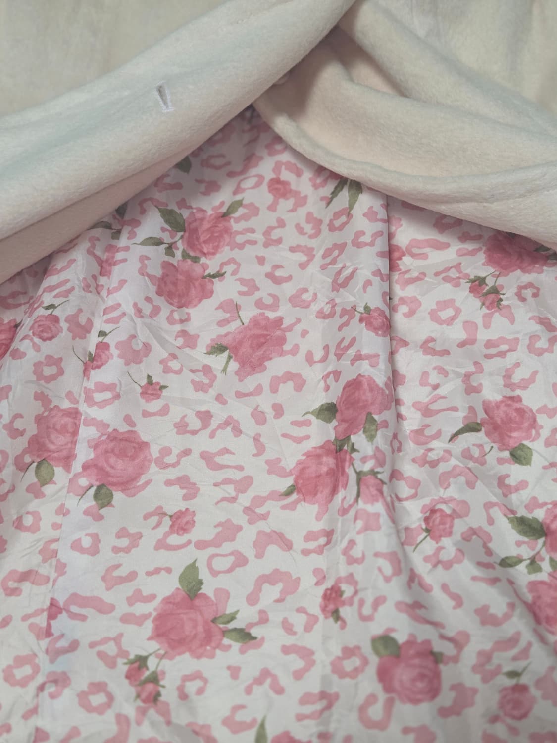 연핑크 갸루 코트 상품이미지3