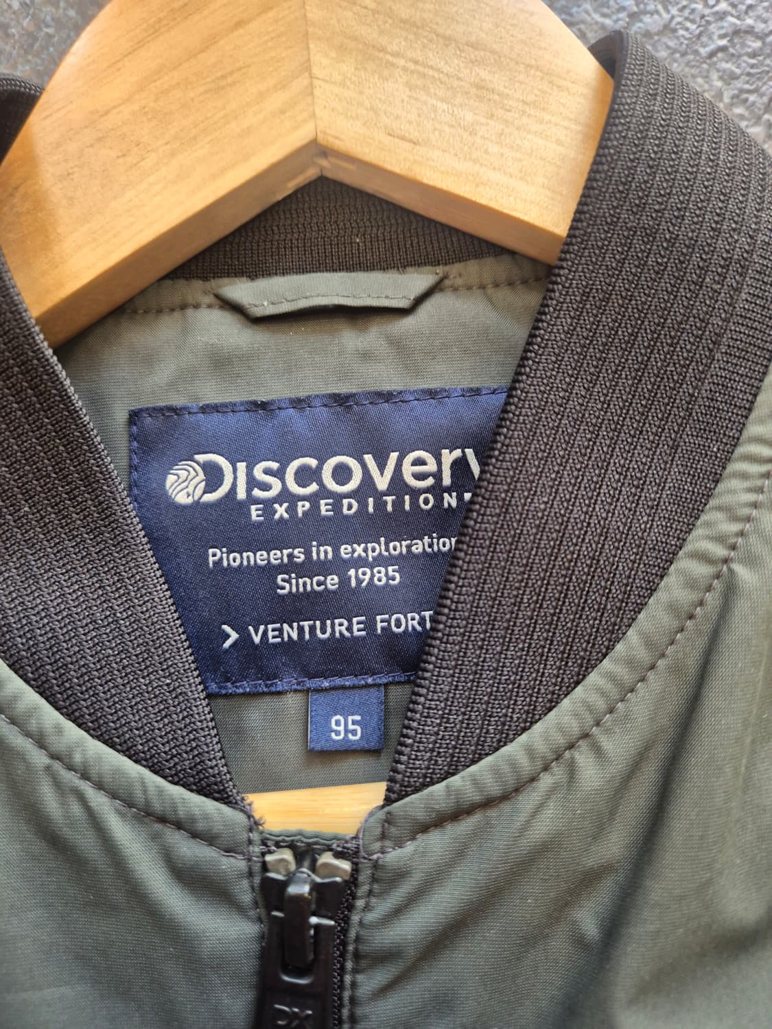 디스커버리 항공점퍼 / 카키 봄버 자켓-95 상품이미지4