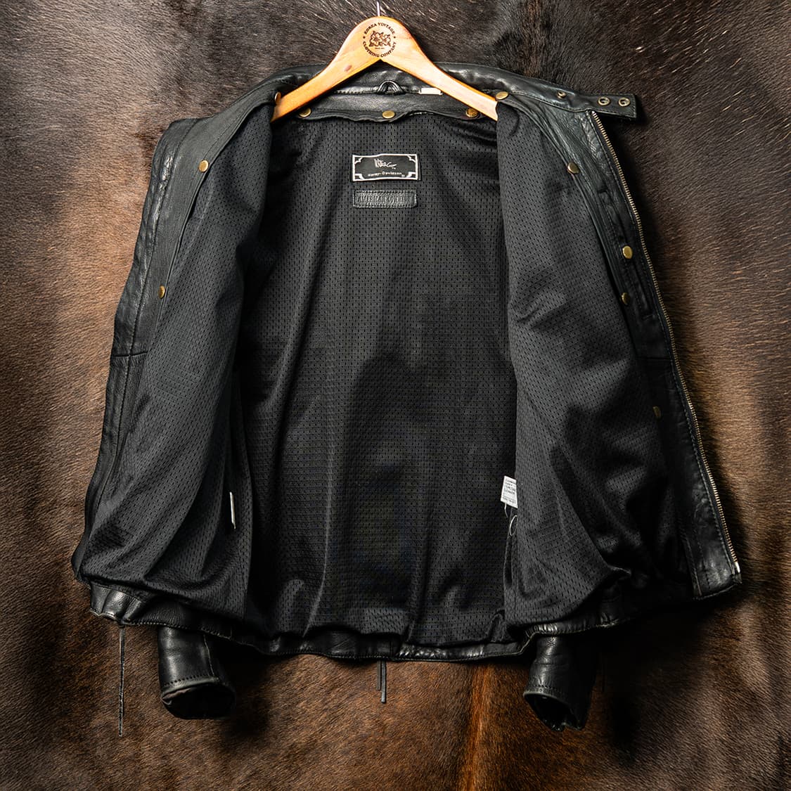 [105] 80s~ 할리데이비슨 Willie G 프린지 레더 라이더자켓 상품이미지9