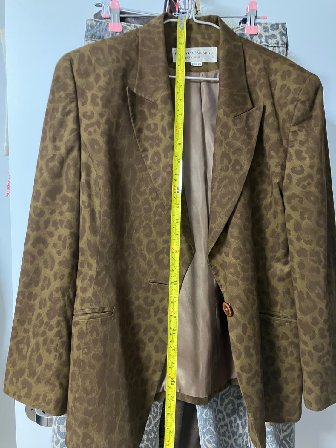 레오파드 블레이저 자켓 상품이미지5