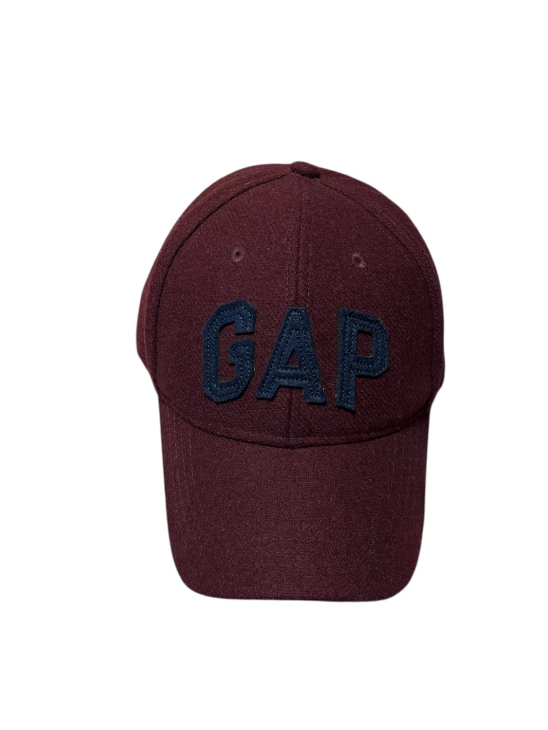 Gap 갭 버건디 빈티지 울 볼캡 상품이미지1