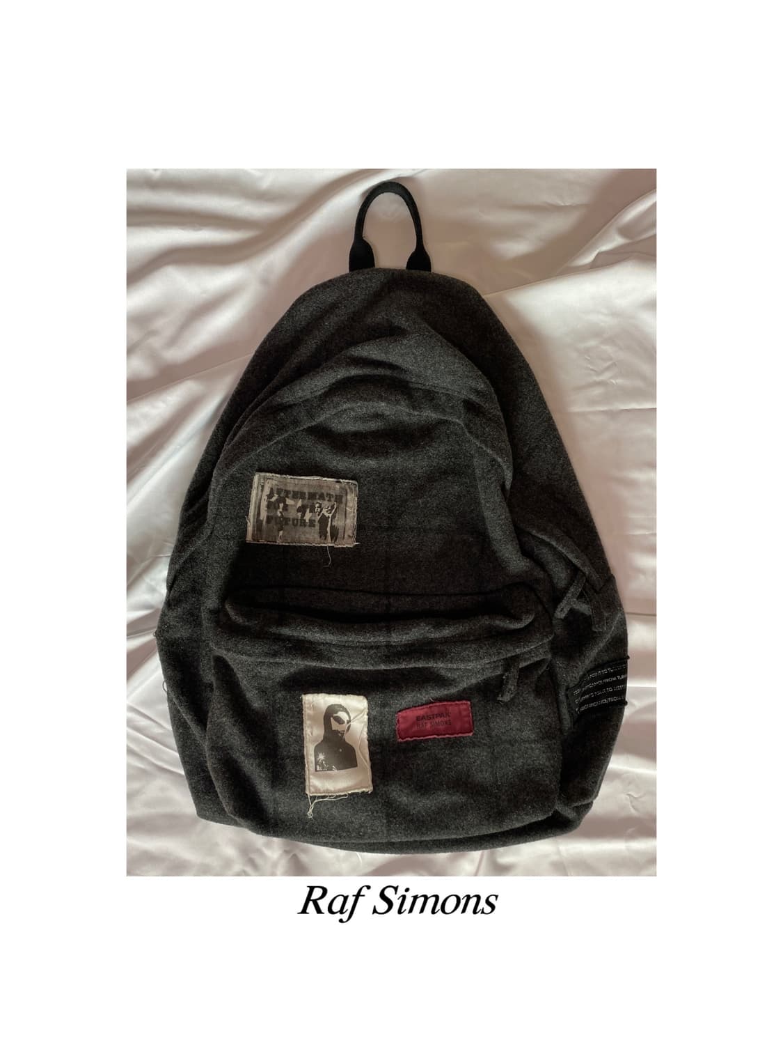 라프시몬스 08 아카이브 패치 울 아카이브 백팩 이스 상품이미지1