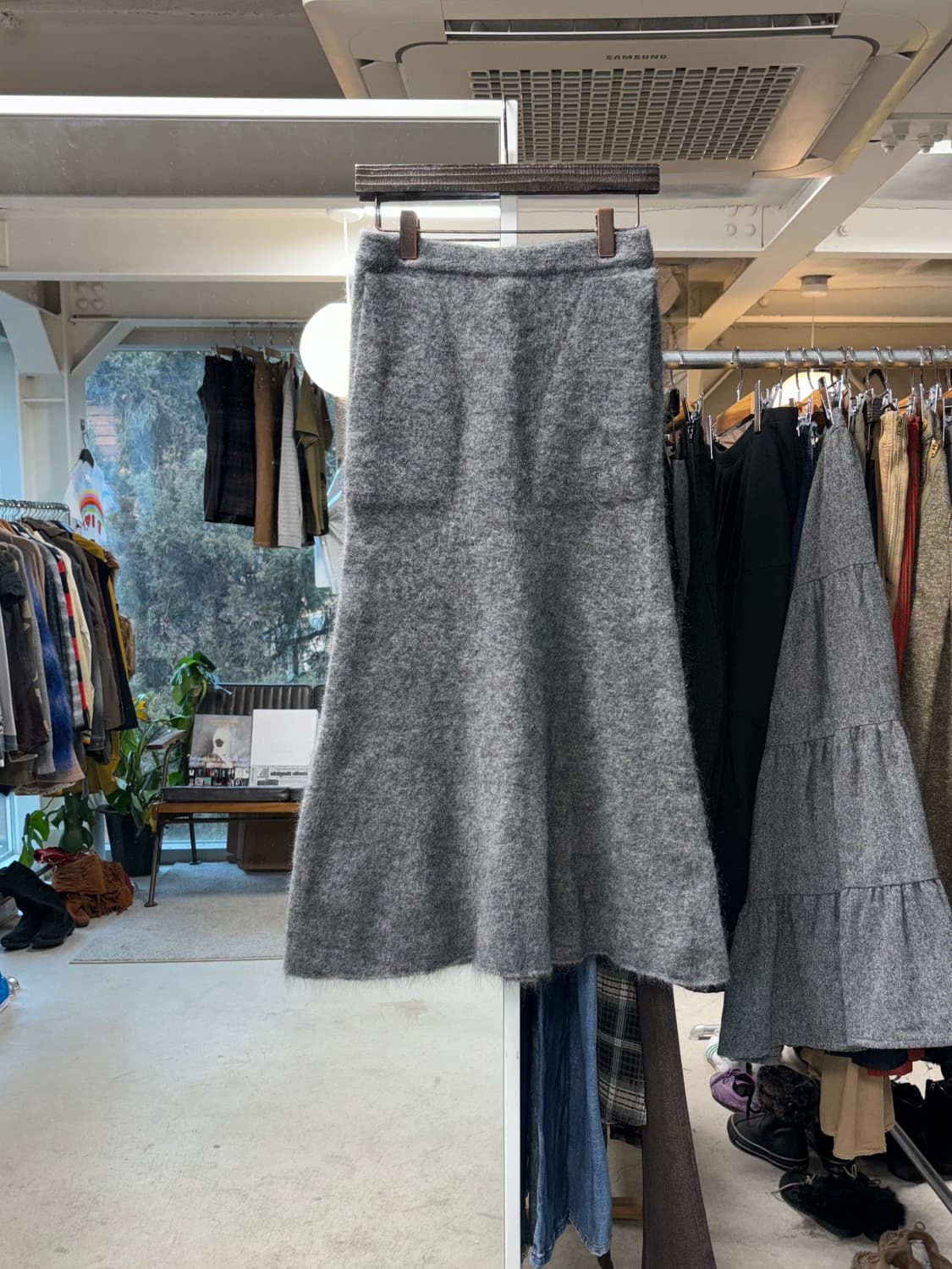 il by saori komatsu 모헤어 롱스커트 상품이미지1