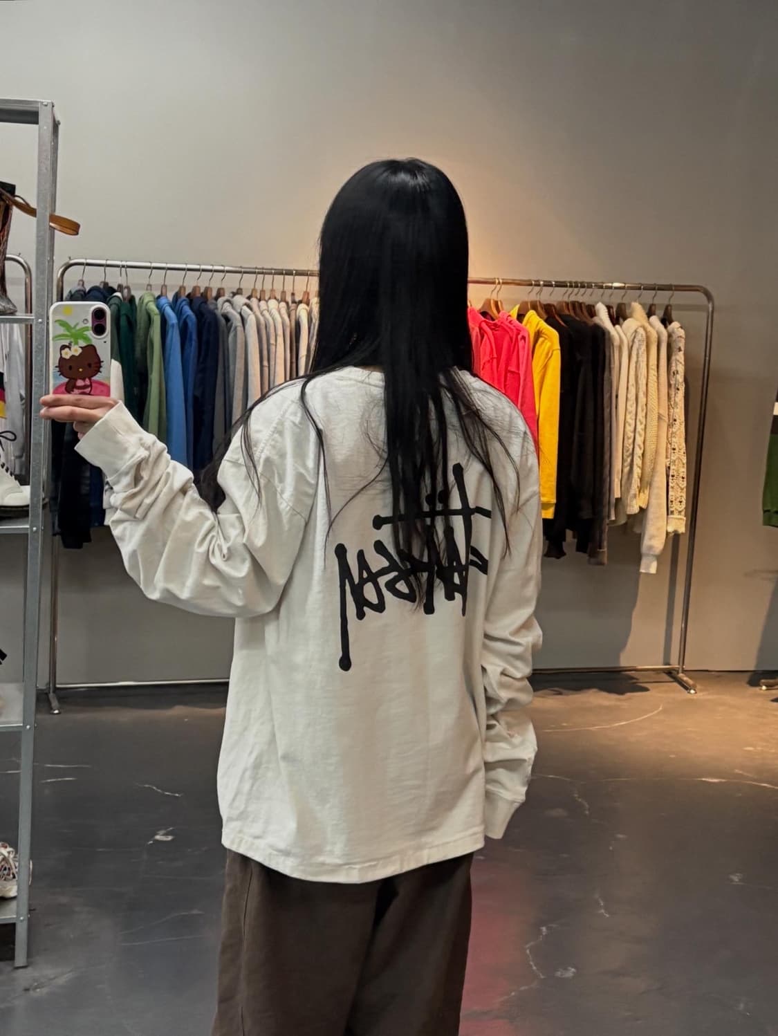 스투시 베이직로고 롱슬리브 A3251 상품이미지2